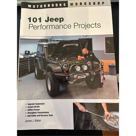 Motorbooks Workshop 101 Jeep Performance Projects Book Shop Manual Catalog Step - Picture 1 of 9